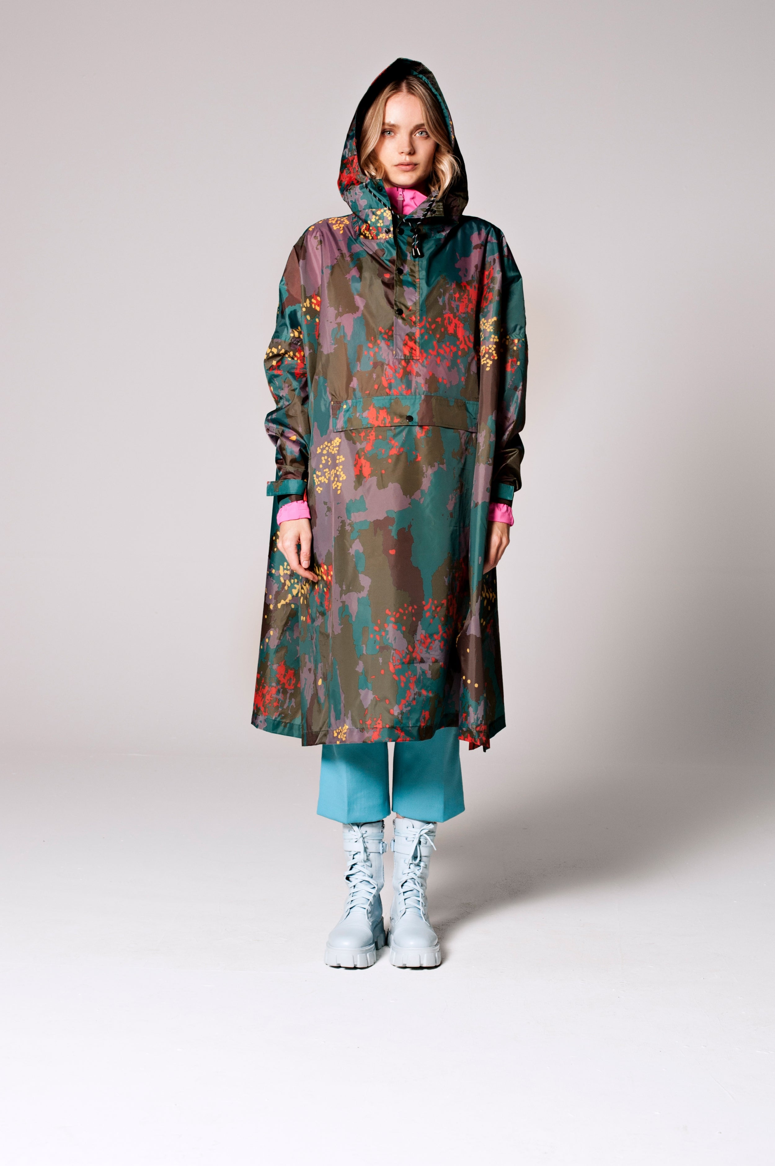 Image of Digi Forest Camo - Rain Poncho